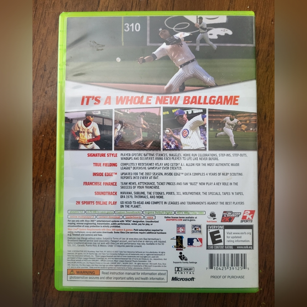 MLB Baseball 2K7 - Picture 4 of 4